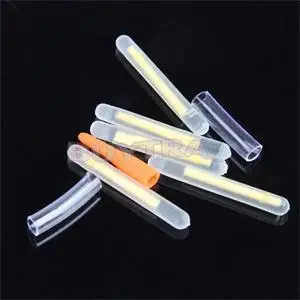 

50PCS/bag Fishing Fluorescent Lightstick Light Night Float Rod Lights Dark Glow Stick Useful Lots fishing float Pesca