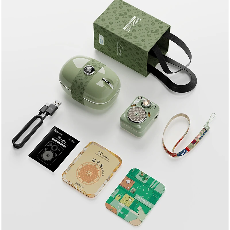 Divoom Beetles Mini Bluetooth Speaker FM Radio Cute Outdoor Portable Wireless Long Battery Life Support TFCard Soundbar | Электроника