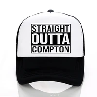 straight outta compton baseball cap men women europe and the united states style rock hat summer leisure mesh cap