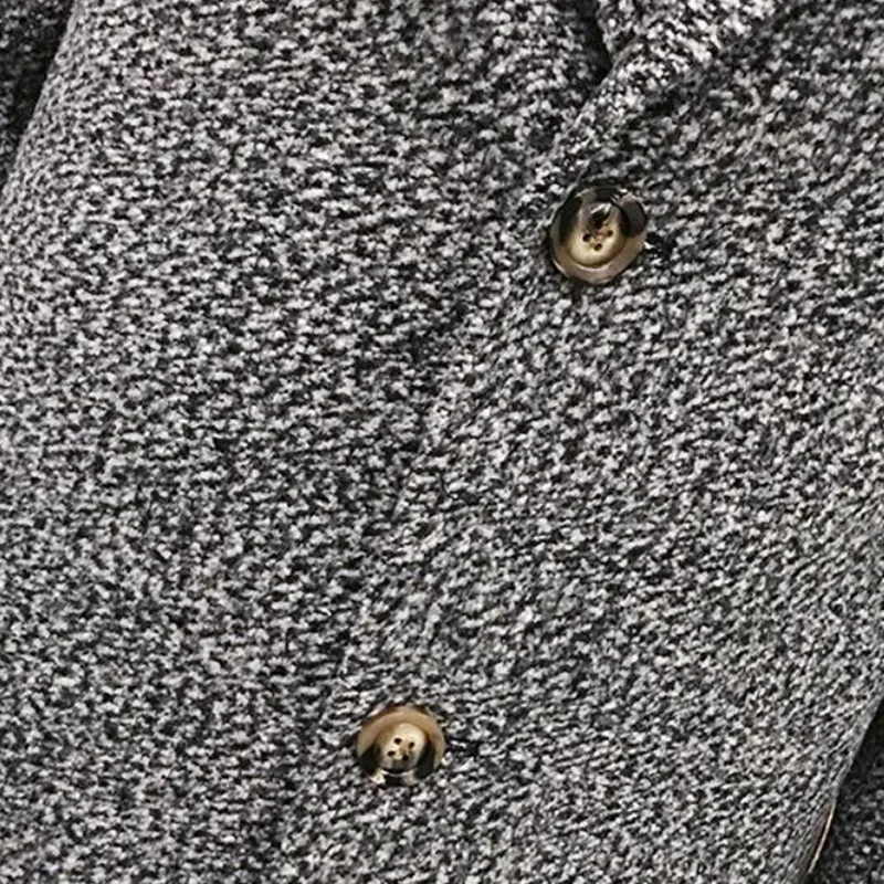 

2019 Brand clothing New Winter Wool Long Coat Men Warm Black Business Overcoat Mens Stylish Woolen Jacket Parka Plus size S-3XL
