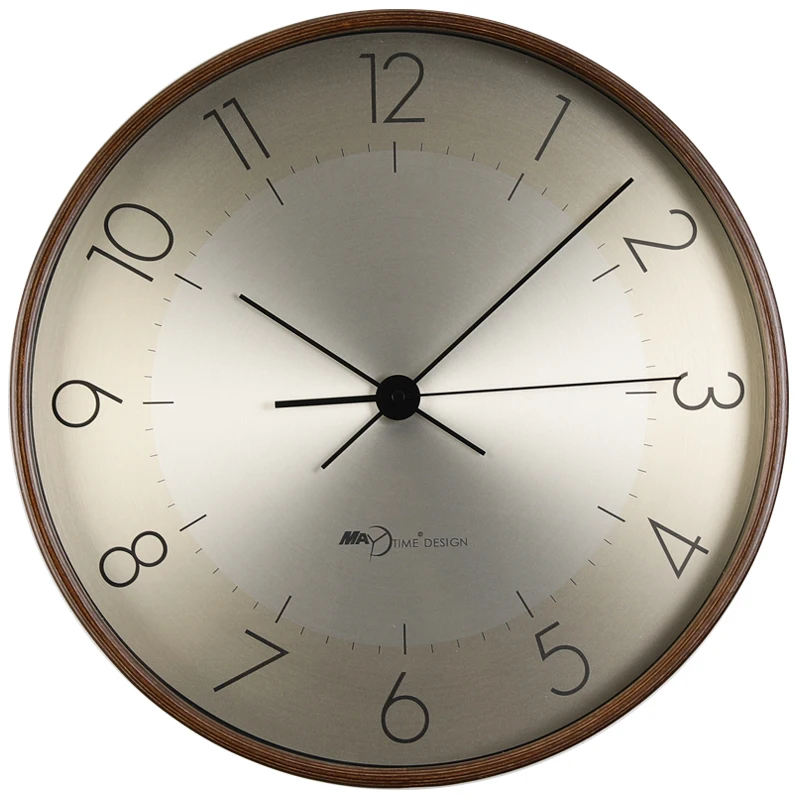 Большие настенные часы в скандинавском стиле деревянные золотые роскошные