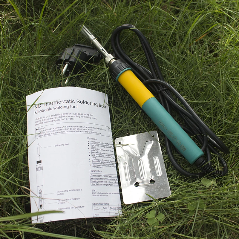 Модернизированный Электрический паяльник CXG 936d с регулируемой температурой 100 Вт