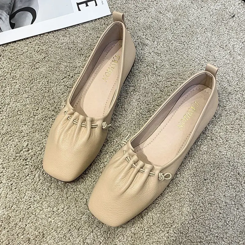 2020 Women's Flat Shoes Ballet Breathable Pointed Soft Women Large Size (35-43) | Обувь