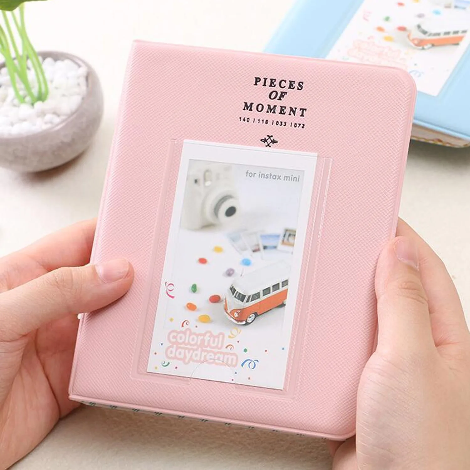 

Besegad 64 Pockets Mini Photo Album Book for Fuji Fujiflm Instax Mini 7s 8 8 9 25 26 50s Polaroid PIC-300 Z2300 Snap Touch