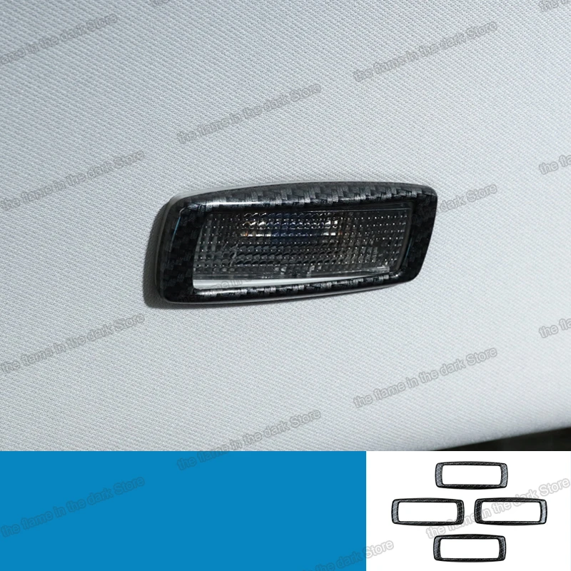 

Lsrtw2017 для Skoda Kodiaq, устанавливаемый на крыше автомобиля чтение светильник рама интерьерные аксессуары хромированное углеродное волокно 2016 ...