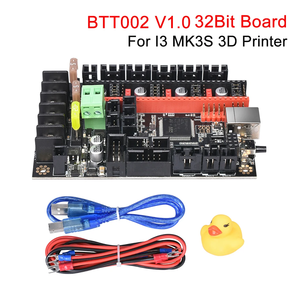 Плата управления BIGTREETECH BTT002 V1.0 32 бит с запчастями для 3D-принтера TMC2209 vs SKR V1.4 mini E3