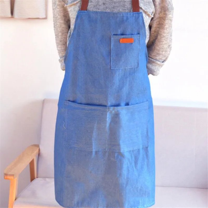 Джинсовые фартуки простые противообрастающие унисекс для взрослых женские