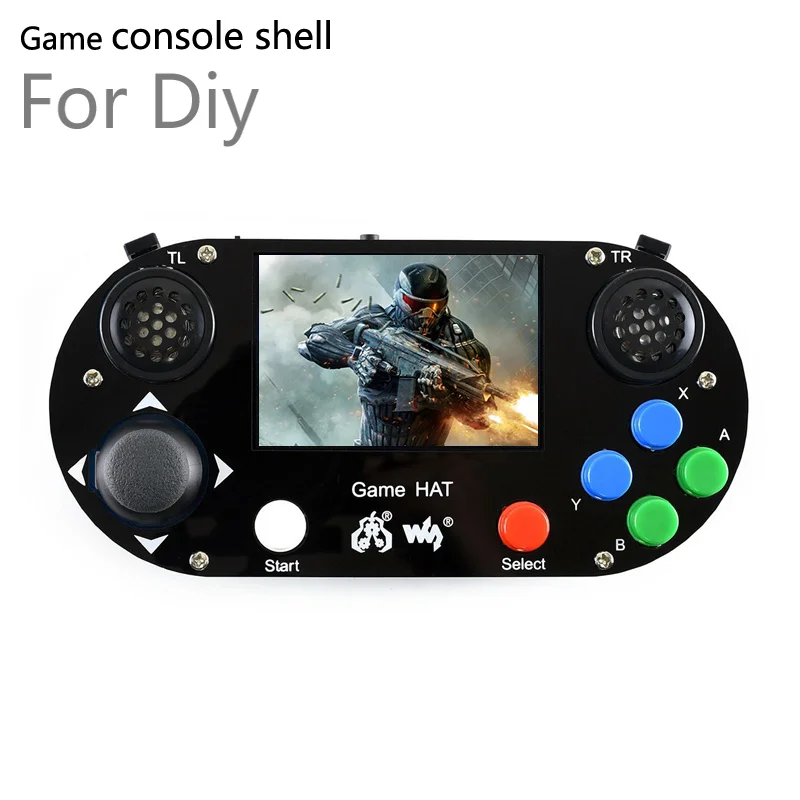 Корпус игровой консоли совместимый с Raspberry Pi 3B +/3B модернизированный 3 5 дюймовым IPS