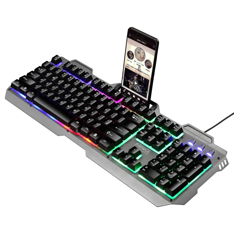 

Metoo Edition Mechanical Keyboard 87 Keys Blue Switch Gaming Keyboards for Tablet Desktop Russian Sticker Keyboard Set Numpad