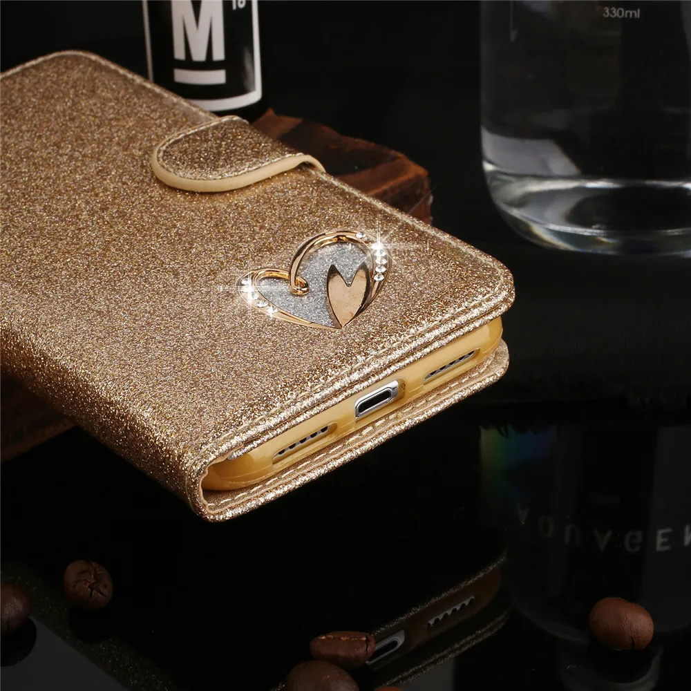 Чехол Love Jewell для iPhone 12 Mini 11 Pro Max 6 6S Plus XS XR блестящий кожаный флип кейс 8 7 X S iPhone11 5 5S SE