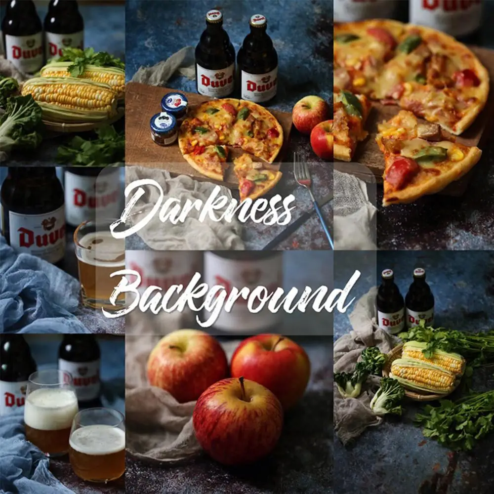 Двусторонний фон для фотосъемки в стиле INS деревянная мраморная цементная стена