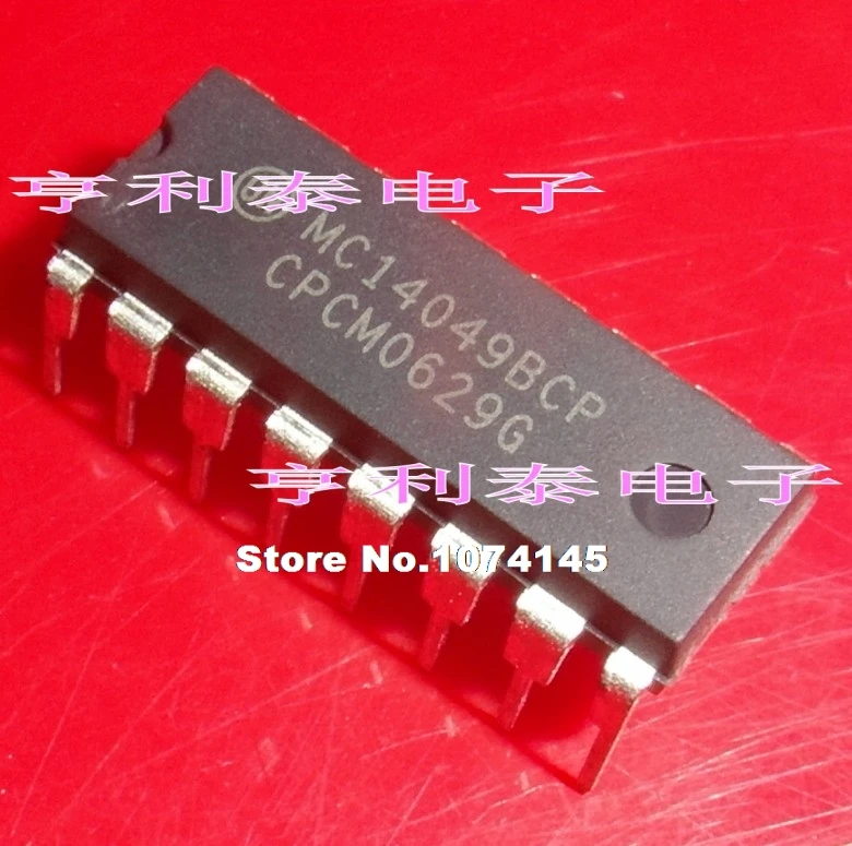 

10pcs/lot MC14049BCP MC14049B DIP-16 /