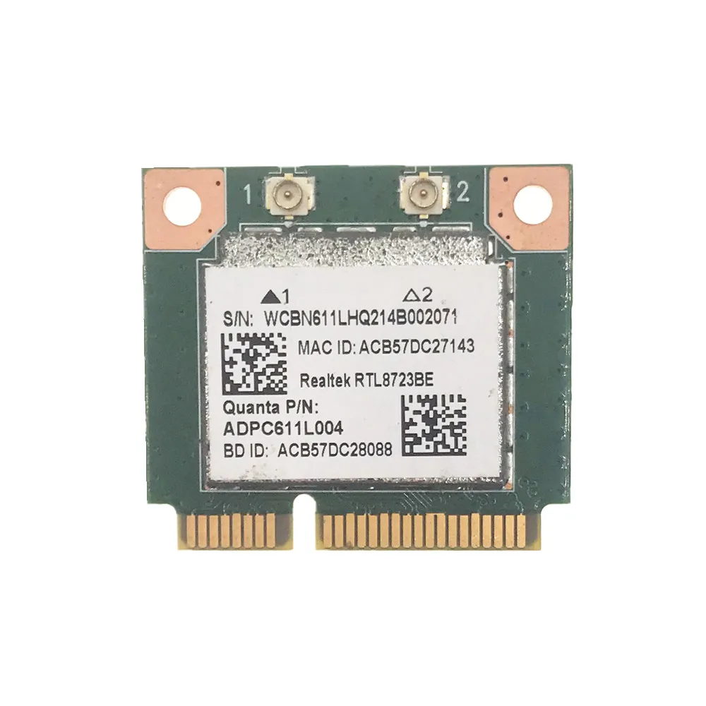 Realtek-tarjeta inalámbrica RTL8723BE 802.11b/G/n, compatible con Bluetooth 4,0, Wifi, para ordenador portátil ASUS Series Dell