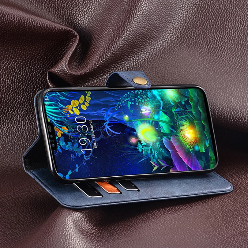 Чехол бумажник на huawei honor 10 кожаный чехол книжка винтажные чехлы для телефонов