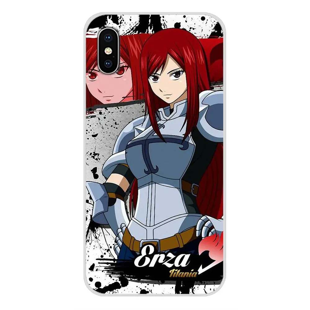 For Samsung A10 A30 A40 A50 A60 A70 Galaxy S2 Note 2 3 Grand Core Prime Accessories Phone Cases Covers Erza Scarlet Fairy Tail | Мобильные