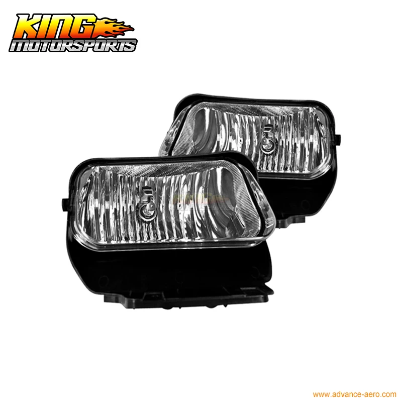 

Fit For 02 03 04 05 06 07 Chevrolet Silverado Avalanche OE Fog Lights Clear Lamps Pair USA Domestic Free Shipping