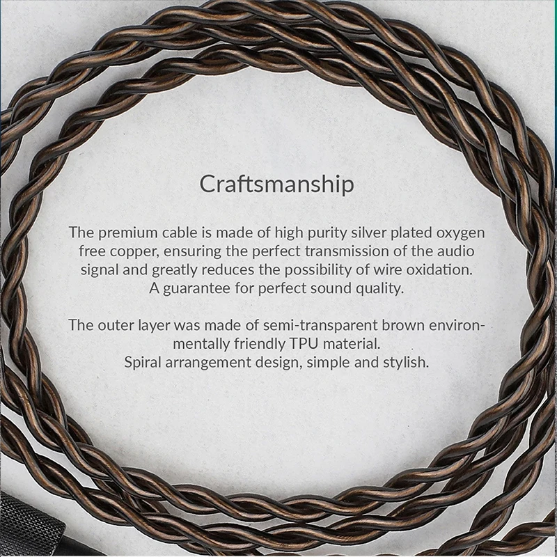 Сбалансированный кабель HIDIZS Φ сбалансированный черный односторонний с 2