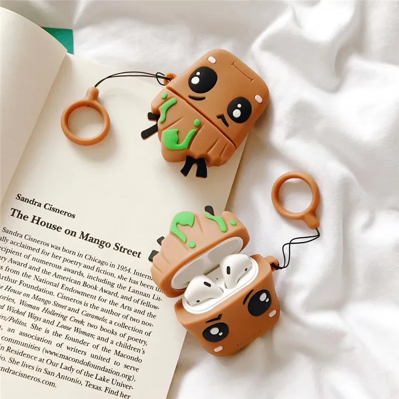 Для Airpods Pro Ent Groot Bluetooth беспроводной Чехол для наушников для AirPods 1 2 чехол силиконовый милый мягкий чехол для Air pods Чехол Коробка