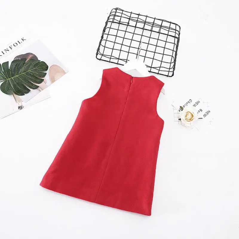 Новинка 2019 Детские платья для девочек милое однотонное платье принцессы