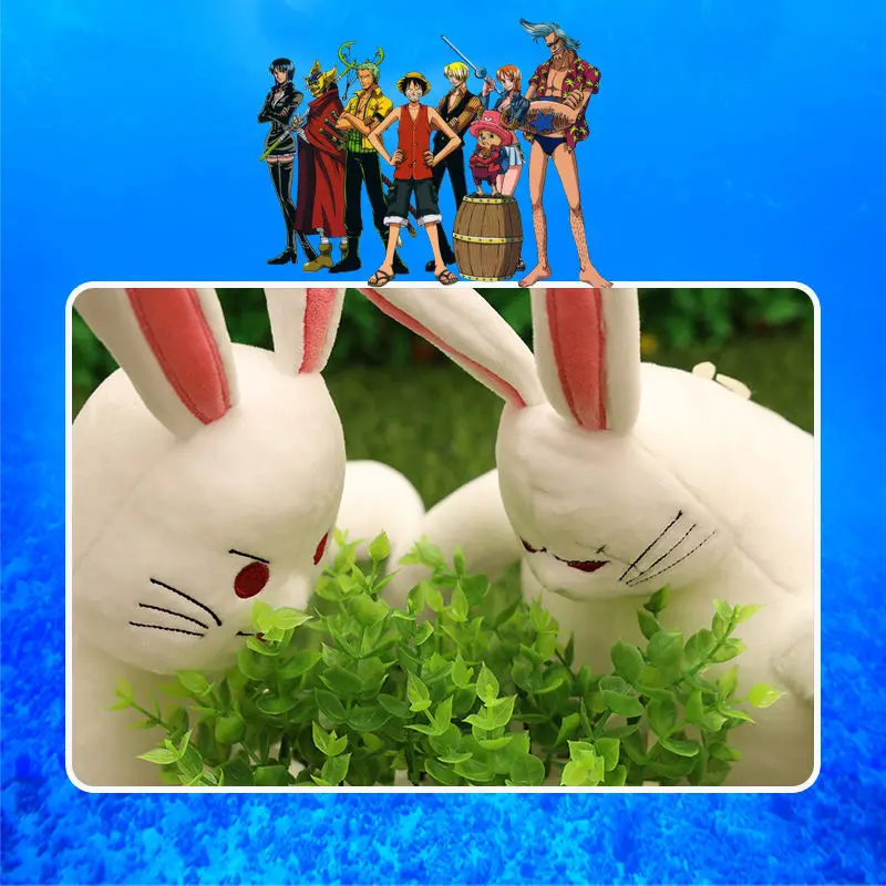 Аниме One Piece Cute Rabang Rabbit походный медведь призрак кумакзи хлопковая Мягкая кукла