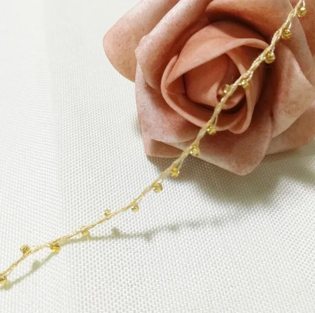 1 м синие зеленые блестки оранжевые черные белые хрустальные бусины золотая