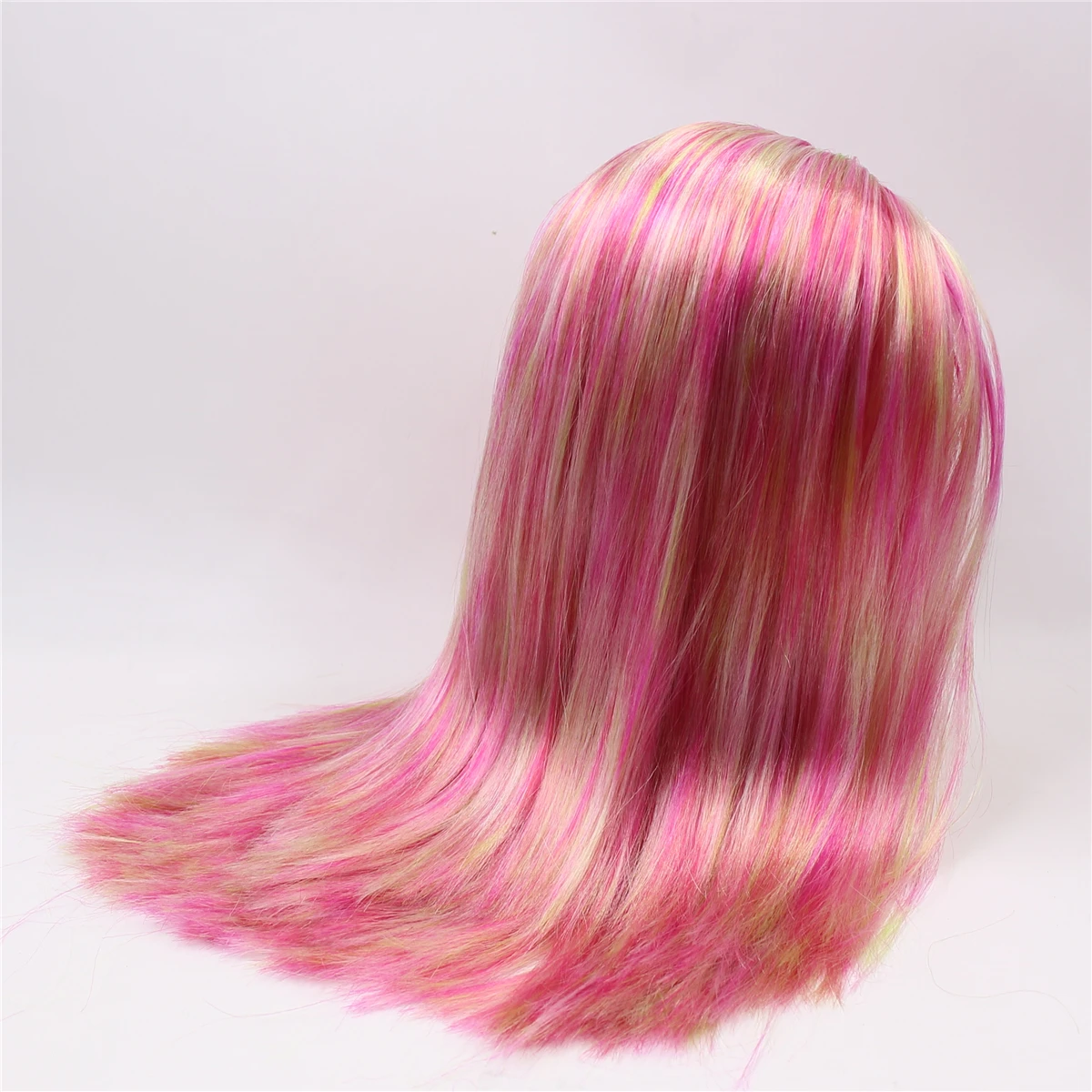 Ful Hair Anime Toy White Skin Pink Hair Tan Skin