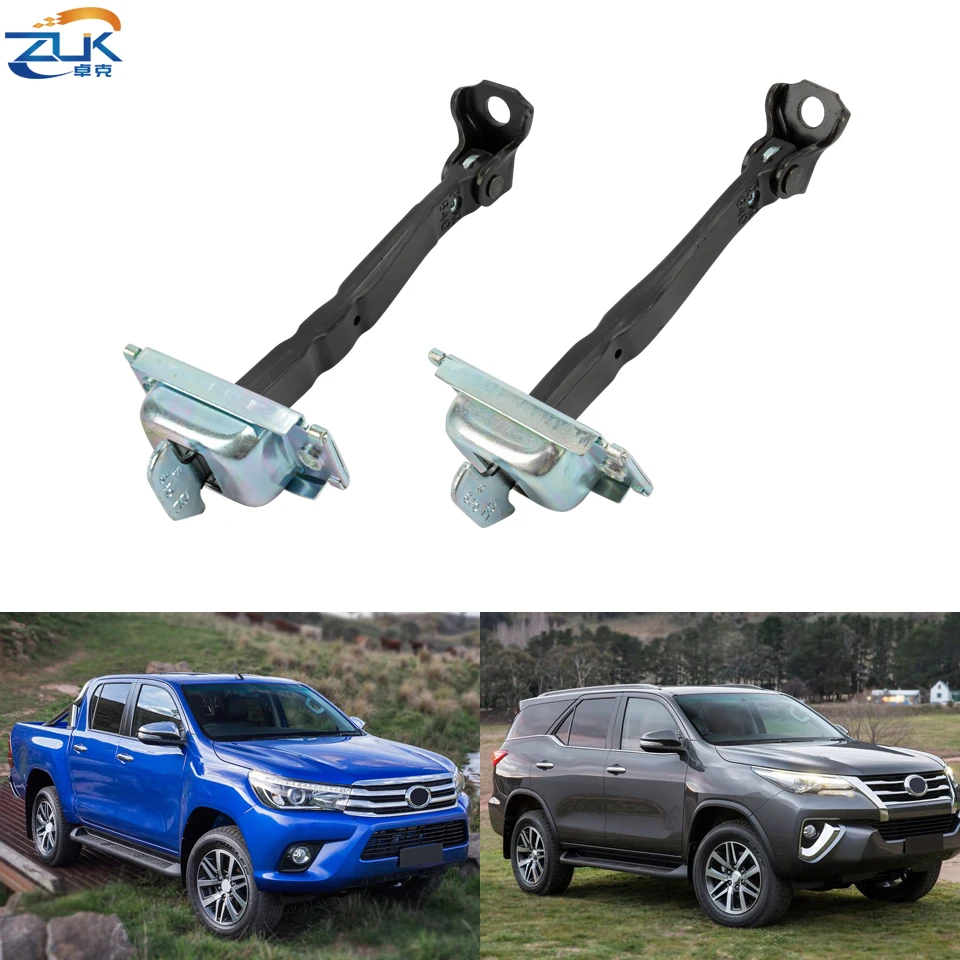 

ZUK Car Door Check Strap Hinge Stay Arm Stopper For Toyota HILUX VIGO Fortuner 2015-2021 68610-0K090 68630-0K090