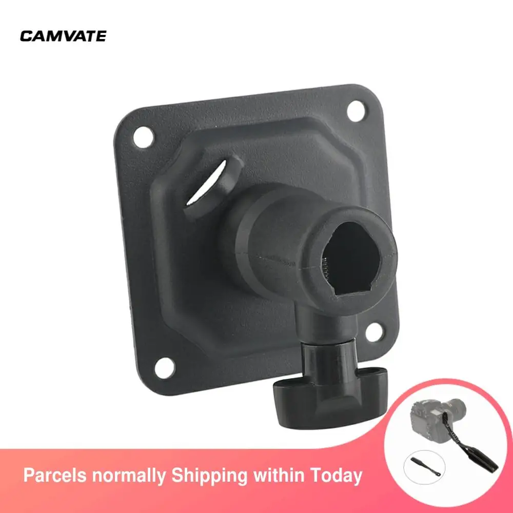 

CAMVATE Photography Light Stand Head Adapter With Square Shape Wall / Ceiling Mount &6pcs Fitting Screw For Photo Video Shooting