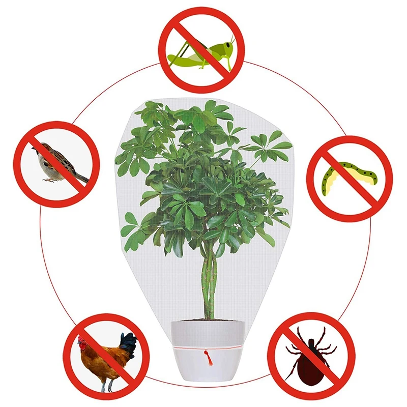 

2 Pieces Of Bird-Proof Net Plant Covering Net Garden Plant Protection Bag, Suitable for Vegetables, Fruits, Flowers