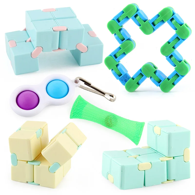 

Fidget Toys Pack Sensory Toy Set Relief Autism pop it Anxiety Anti Stress Reliever Bubble Fidget for Kids Adults