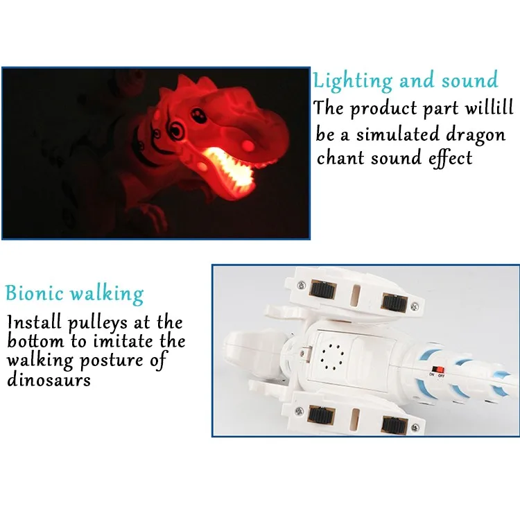 

Robot Dinosaur Intelligent Remote Control Walking Dinosaur Toy Interactive Educational Toys