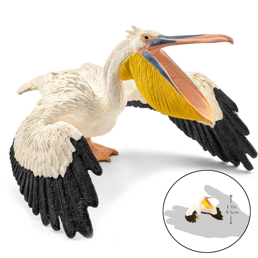 

3.7inch Simulated Wild Life Pelicanings Collectable Animal Toy Animal Model Action Toy Figures Learning Education Birds Gifts
