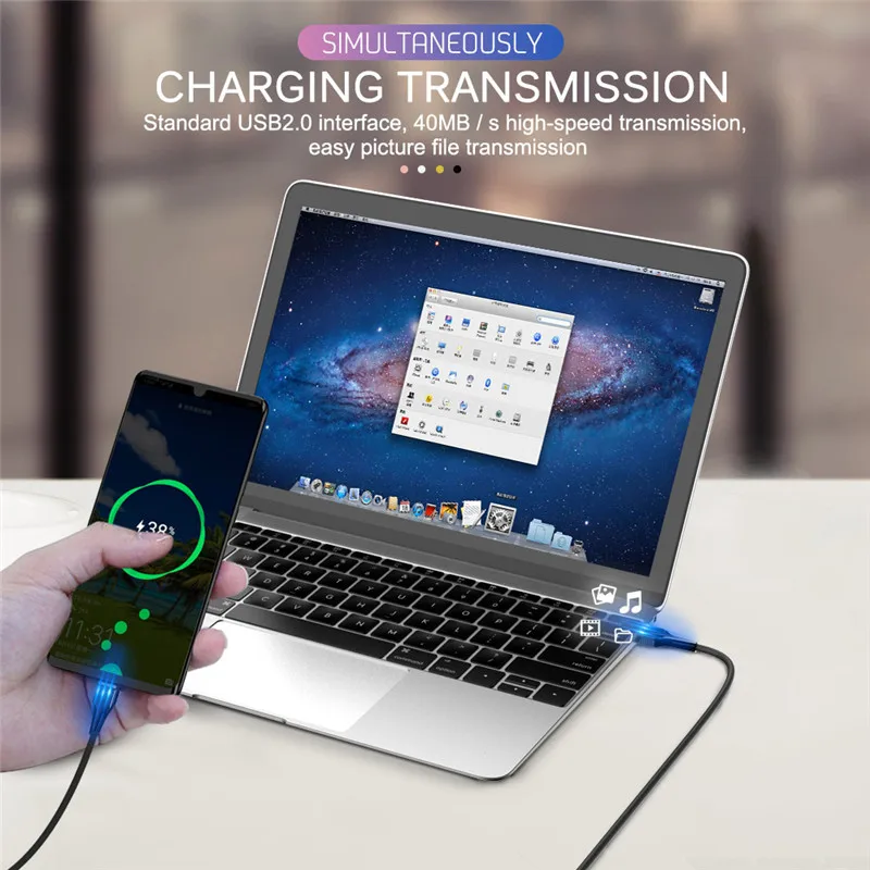 Кабель USB Type C для быстрой зарядки 1/2/3 м|Кабели мобильных телефонов| |