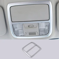 abs chrome car front reading lampshade read light frame panel cover trim car styling for honda cr v crv 2017 accessories 1pcs