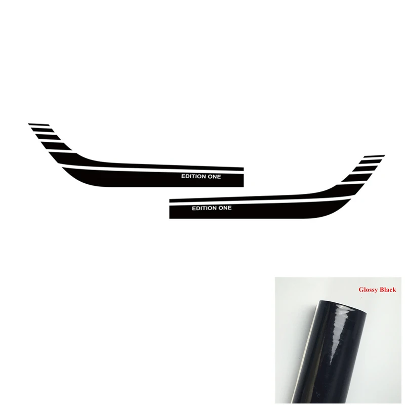 

2 шт. автомобильный Стайлинг для Smart Fortwo Forfour Racing спортивные полосы наклейки кузов двери боковая юбка Декор наклейки DIY виниловые наклейки