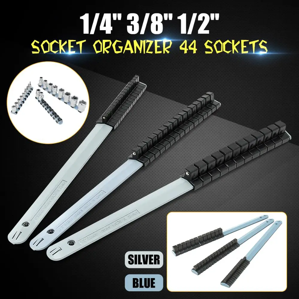 

Socket Rack Divider Rail Tray Holder Shelf Organizer Storage 1/4'' 3/8'' 1/2''