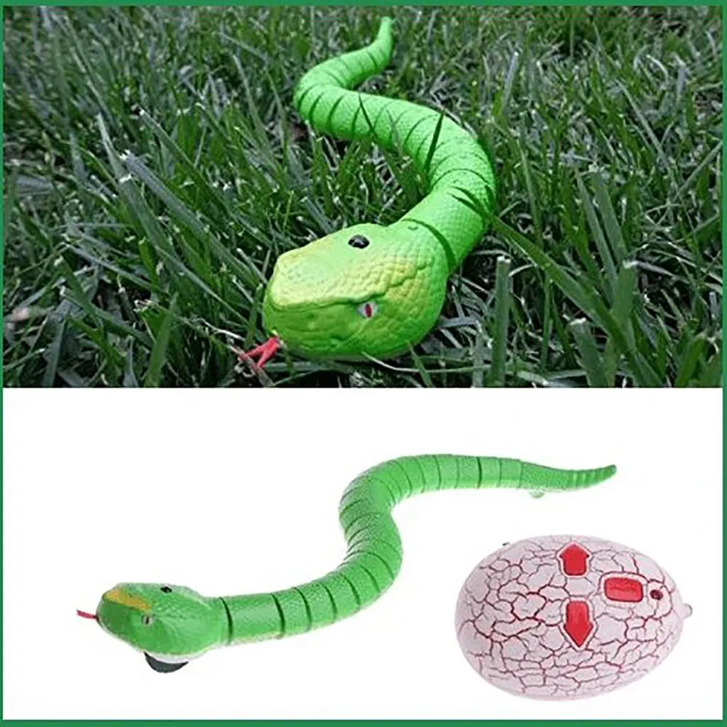 

16 inches Realistic Remote Control RC Snake Toy with Shaped Infrared Contro Simulation Fast Moving Rechargeable Rattlesnake Toys
