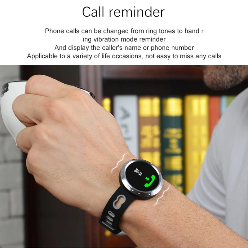 LIGE мужские часы цветной OLED водонепроницаемый tuch экран Smartwatch пульсометр кровяное
