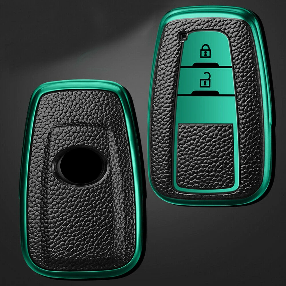 

Новинка 2021, кожаный чехол для автомобильного ключа из ТПУ, чехол для Toyota Camry Prado 2017 2018 CHR Prius Cross, умный дистанционный брелок, аксессуары для клю...