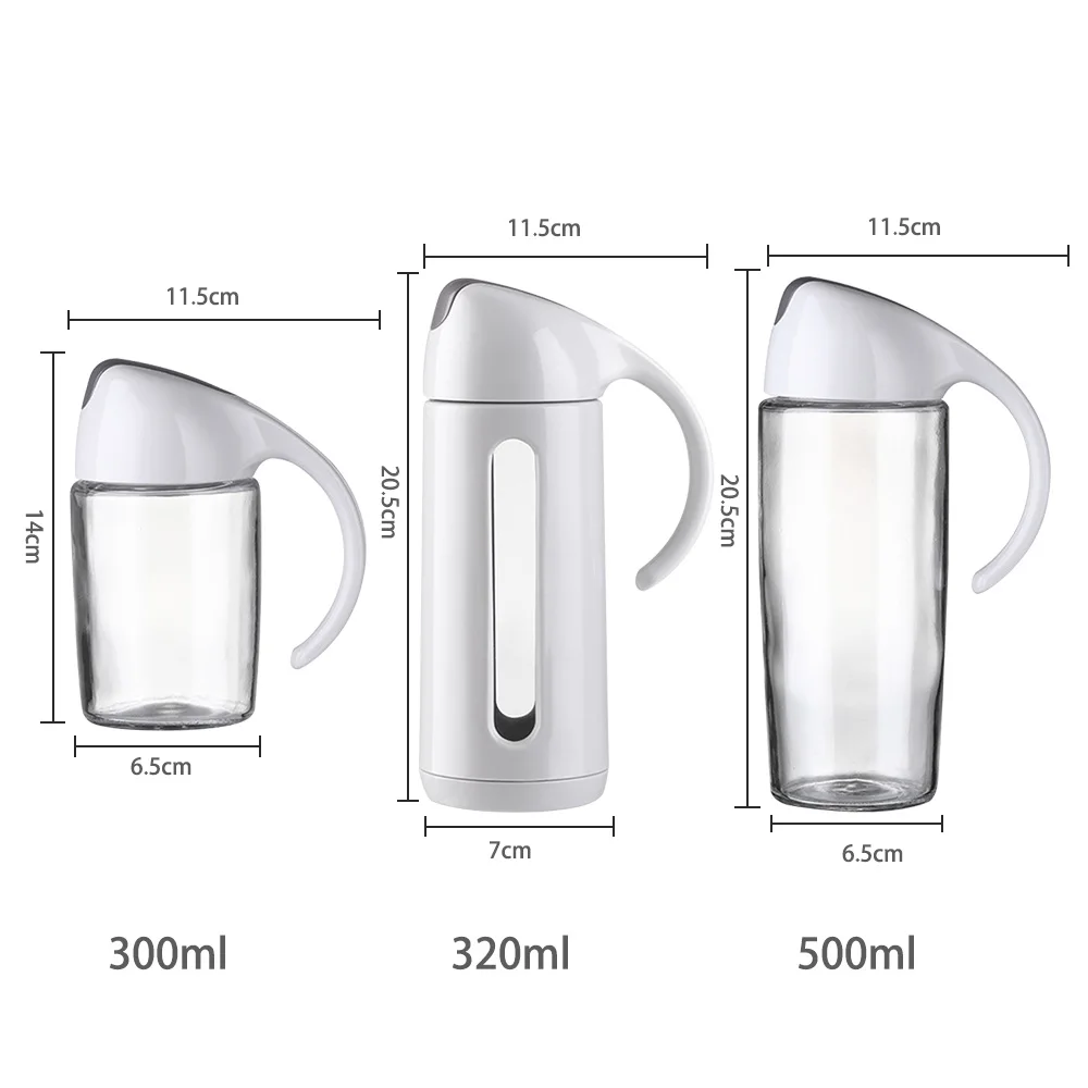

Glass Oil Pot Oil Dispenser Seasoning Bottle Sauce Bottle Leak-Proof Glass Pot For Oil Vinegar Sauce Seasoning Kitchen Supplies