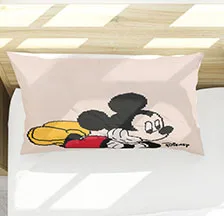 

Disney Mickey Mouse Design Bedding Set 3 Single Rooms Double Rooms King-size Bed Large Pillowcase Home Textile Room Decor