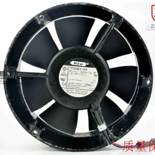 

For papst TYP 6248N 15R 6248N/15R 48V 17W 355mA 172x172x51mm Server Cooling Fan