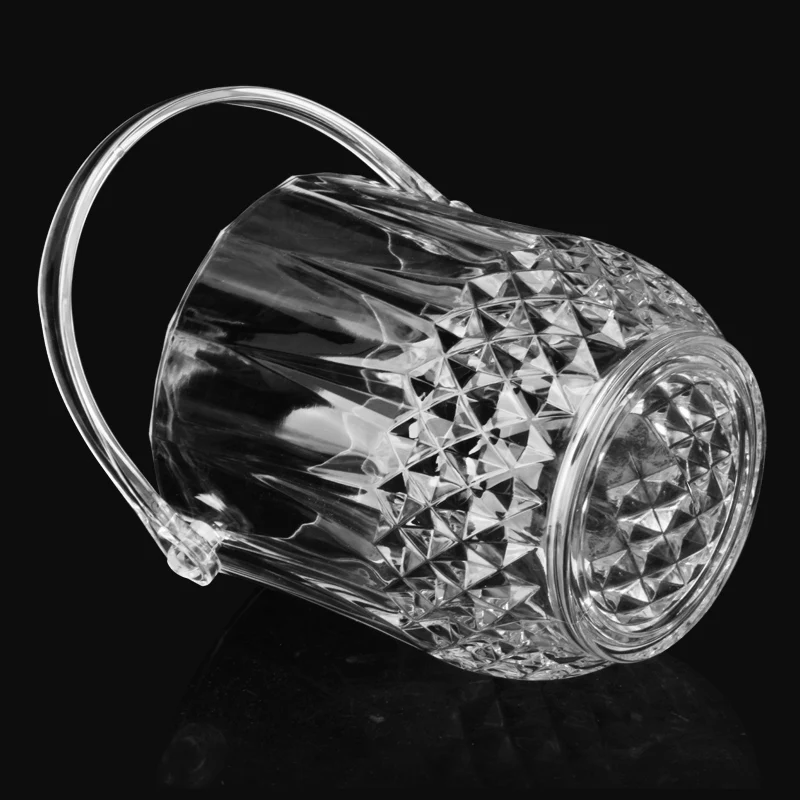 Акриловое Хрустальное ведро для льда прозрачное шампанского пластиковое