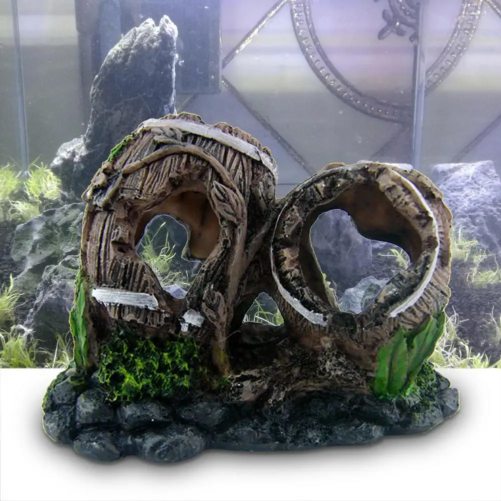 Натуральный внешний вид полимерный аквариумный орнамент искусственная