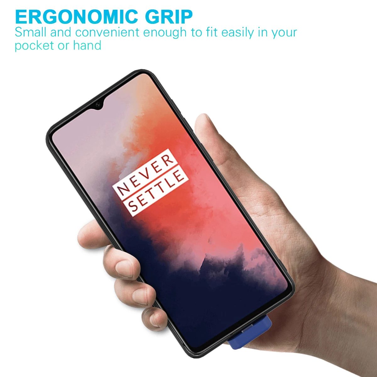 Для OnePlus 7T Pro Чехол для аккумулятора 7000 мАч съемный магнитный внешний резервный
