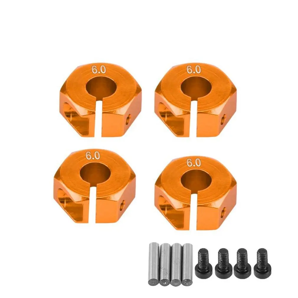 6 мм Шестигранная муфта сиденья колеса с шпильками алюминиевый сплав Обновление
