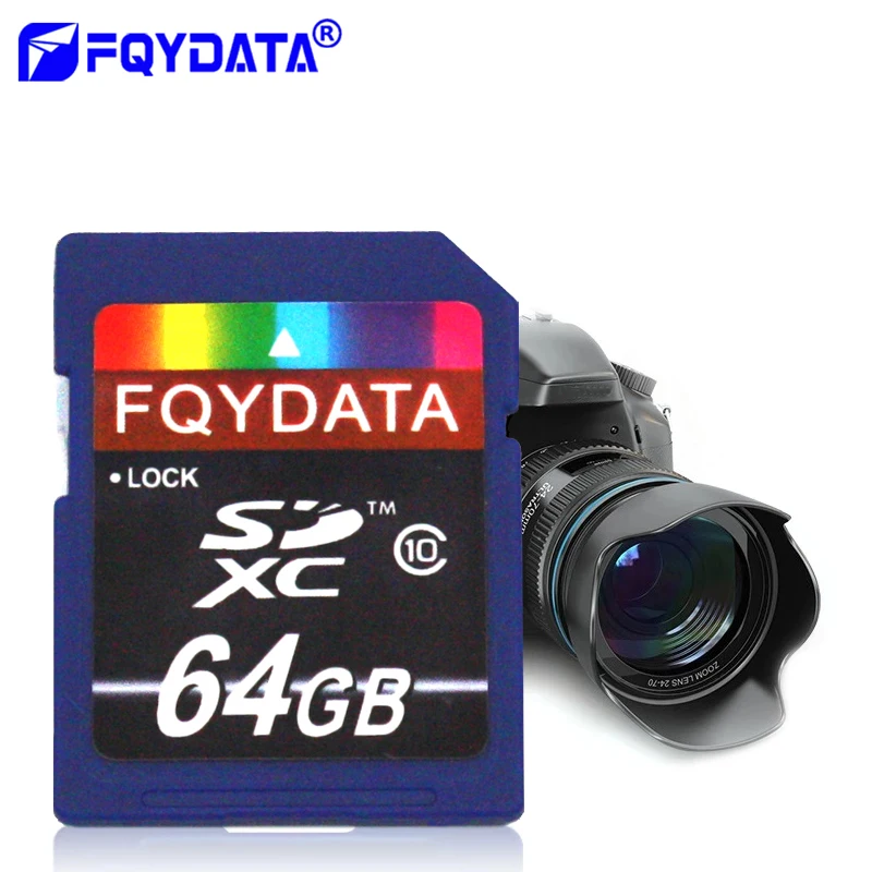 

FQYDATA High speed Class10 cartao de memoria 8GB SD card 16GB 32GB carte sd Memory Card sd pendrive 64GB C10 for camera