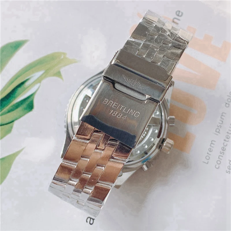 

1884 Montbrillant Luxury Brand Mens Watches Mechanical Wristwatches Stainless Steel Strap wristwatch women business