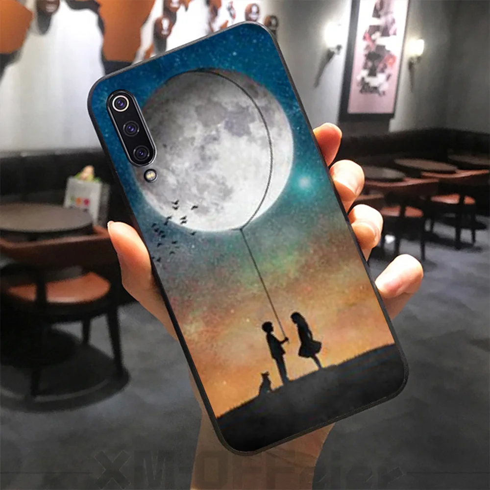 BaweiTE Moon Space Pattern клиент высококачественный чехол для телефона Xiaomi 8 9 se 5X Redmi 6pro 6A 4X 7
