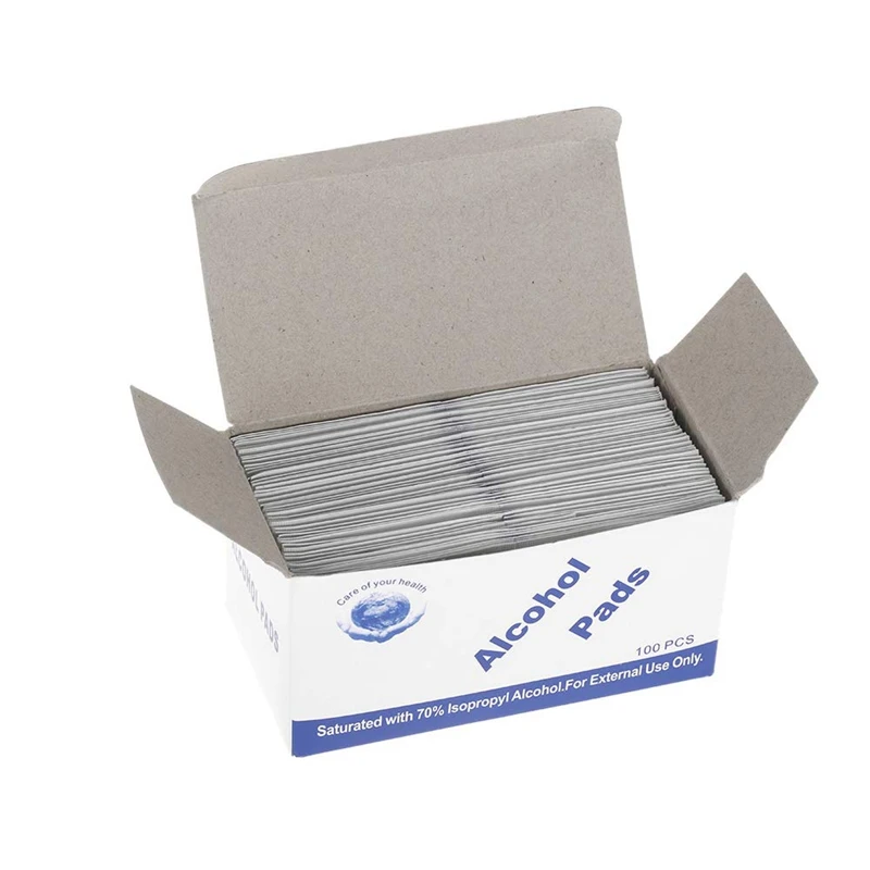 

300 Piece Alcohol Wipes Disposable Disinfection Preparation Exchange Pad Antiseptic Skin Cleaning Care Jewelry Mobile Phone Clea